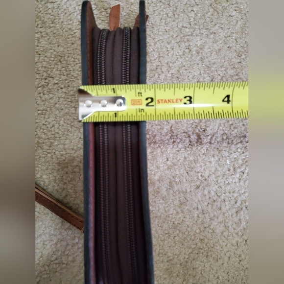 Dodi Jo's Handmade Leather Wristlet/Crossbody Sunflower Wallet - Picture 15 of 15